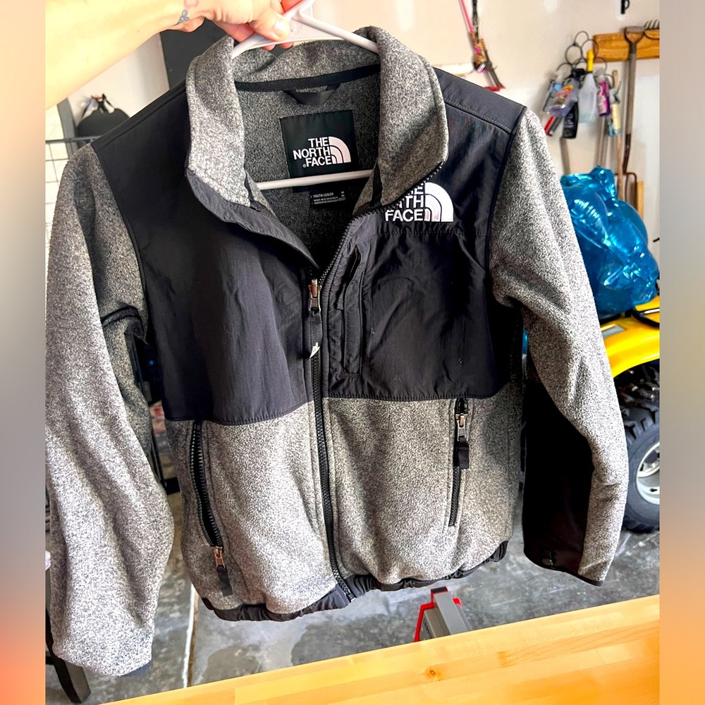 North face zip youth medium jacket